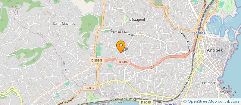 localisation de l'entreprise MADAME CARLA DALMASSO  ANTIBES