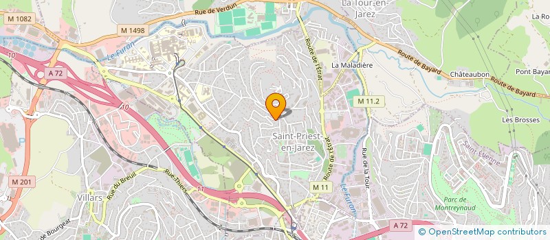 localisation de l'entreprise MADAME CARLA DAUDEL  SAINT-PRIEST-EN-JAREZ