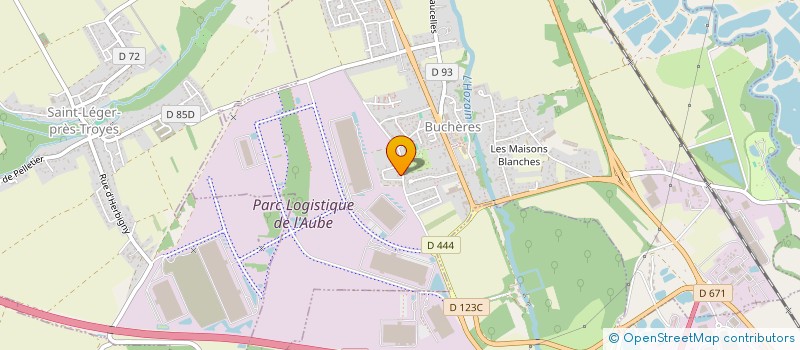 localisation de l'entreprise MADAME CARLA DE AZEVEDO SOARES  BUCHERES