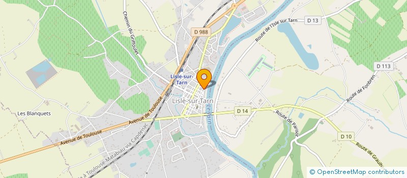 localisation de l'entreprise MADAME CARLA DE GRACA VIEIRA à LISLE-SUR-TARN