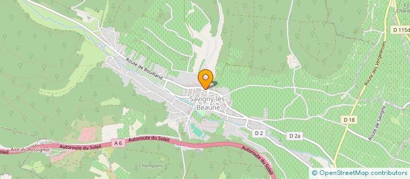 localisation de l'entreprise MADAME CARLA DEL ROSARIO  SAVIGNY-LES-BEAUNE