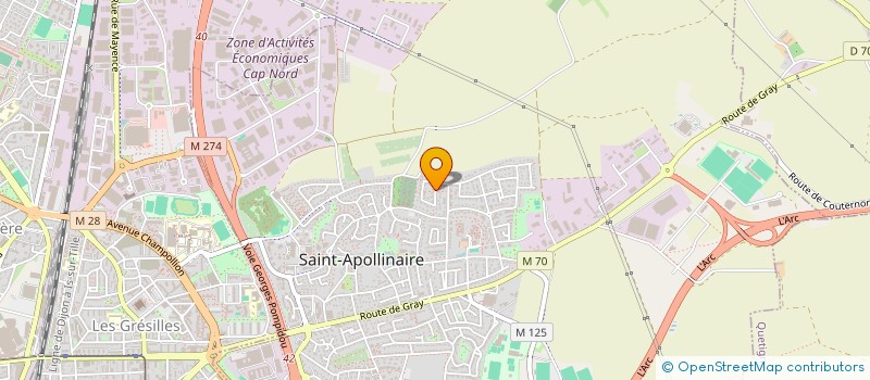 localisation de l'entreprise MADAME CARLA DEROY  FONTAINE-LES-DIJON