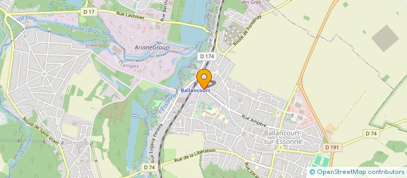 localisation de l'entreprise MADAME CARLA DIAS DA CUNHA  BALLANCOURT-SUR-ESSONNE