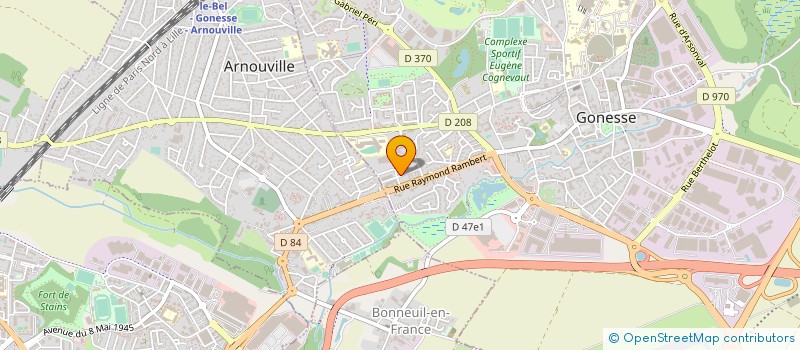 localisation de l'entreprise MADAME CARLA DOMAN à GONESSE
