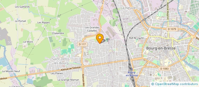 localisation de l'entreprise MADAME CARLA DOS SANTOS à SAINT-DENIS-LES-BOURG
