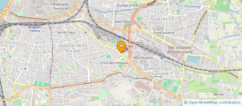 localisation de l'entreprise MADAME CARLA DURET  AVIGNON