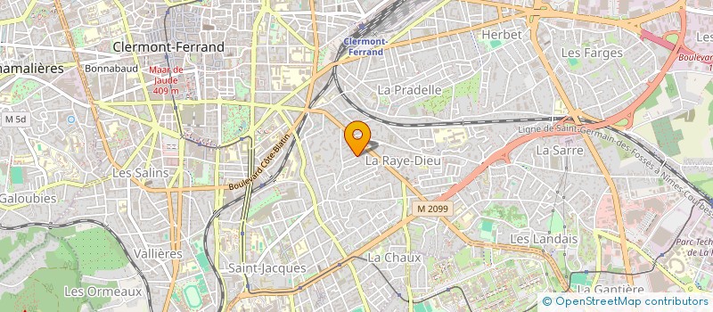 localisation de l'entreprise MADAME CARLA ECARD  CLERMONT-FERRAND