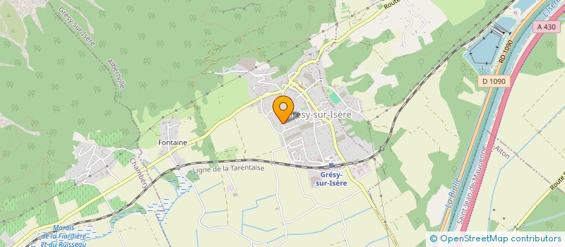 localisation de l'entreprise MADAME CARLA FEIGE  GRESY-SUR-ISERE