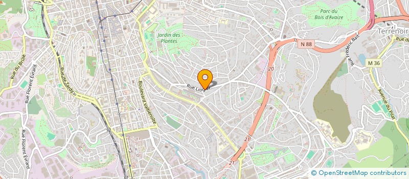 localisation de l'entreprise MADAME CARLA FERGEAU  SAINT-GALMIER