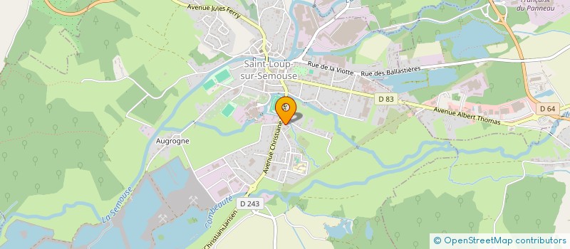 localisation de l'entreprise MADAME CARLA FERNANDES-BRITES  SAINT-LOUP-SUR-SEMOUSE