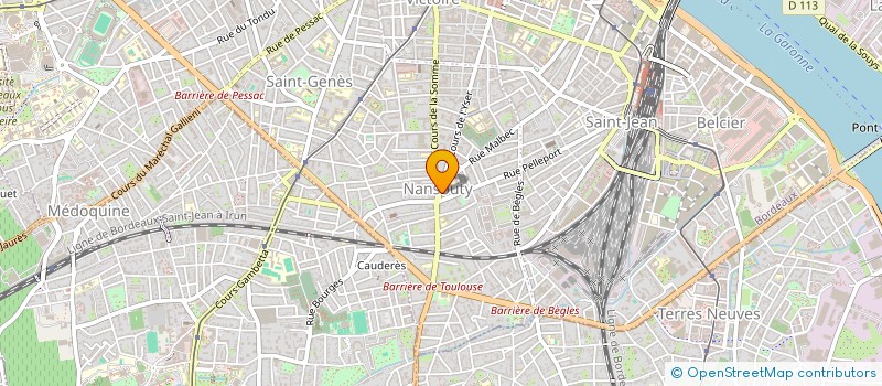 localisation de l'entreprise MADAME CARLA GAGLIARDI  BORDEAUX