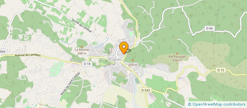 localisation de l'entreprise MADAME CARLA GARCIA  ROGNES