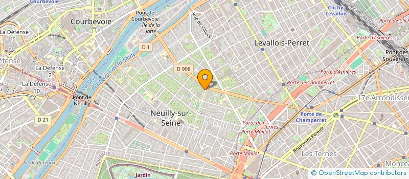 localisation de l'entreprise MADAME CARLA GARNIER  NEUILLY-SUR-SEINE