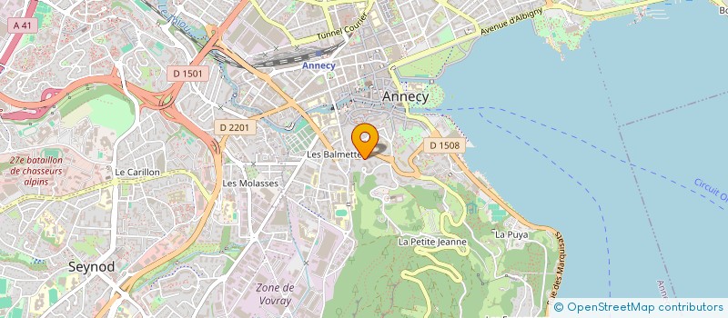 localisation de l'entreprise MADAME CARLA GATTEGNO  ANNECY