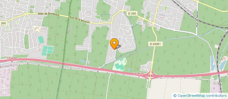 localisation de l'entreprise MADAME CARLA GONCALVES  LE TEICH