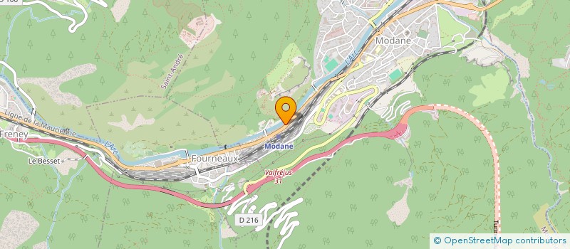 localisation de l'entreprise MADAME CARLA GRAU  MODANE