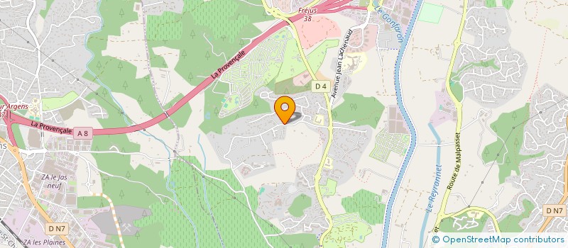 localisation de l'entreprise MADAME CARLA HADDAD à FREJUS