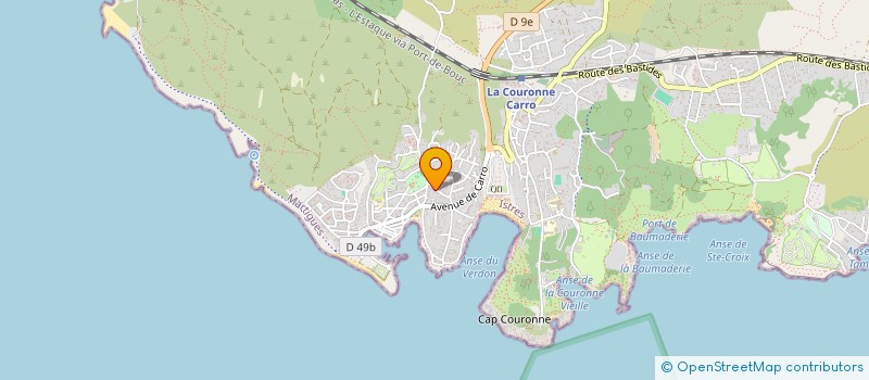 localisation de l'entreprise MADAME CARLA HARMS à MARTIGUES