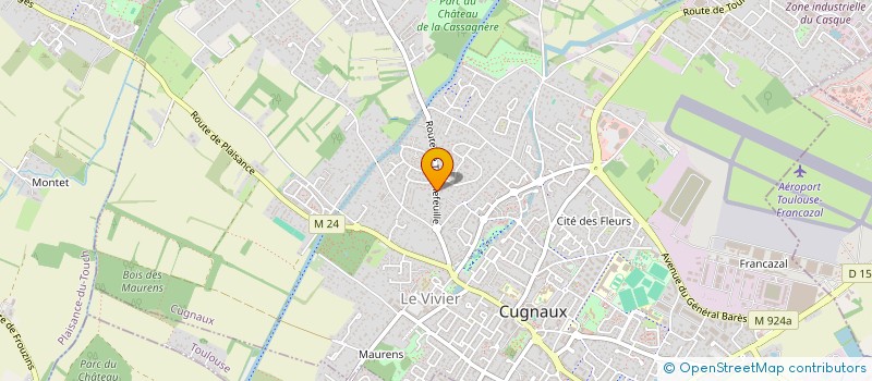 localisation de l'entreprise MADAME CARLA HARRIBEY  CUGNAUX