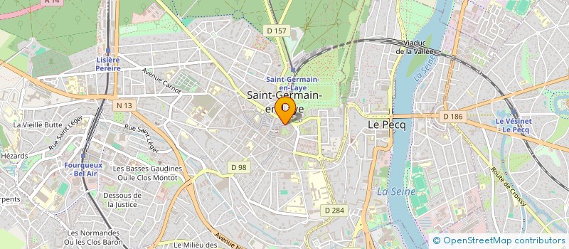 localisation de l'entreprise MADAME CARLA HENRY  SAINT-GERMAIN-EN-LAYE