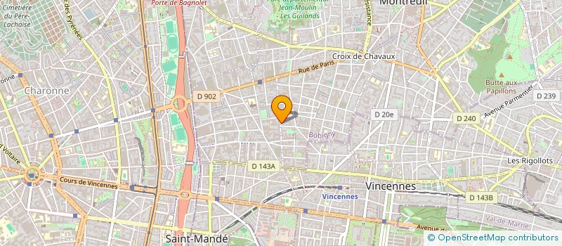 localisation de l'entreprise MADAME CARLA IBAR  MONTREUIL