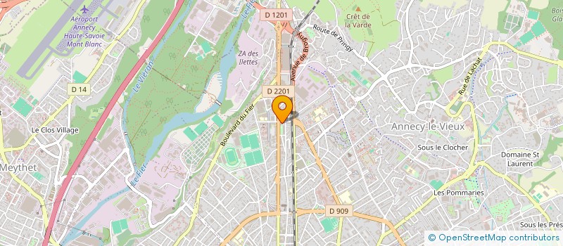 localisation de l'entreprise MADAME CARLA ISABELLE DE GIORGIO à ANNECY