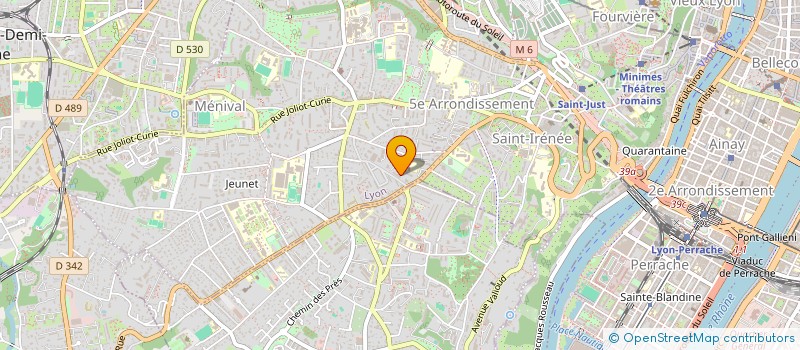 localisation de l'entreprise MADAME CARLA JEANNEROT  LYON