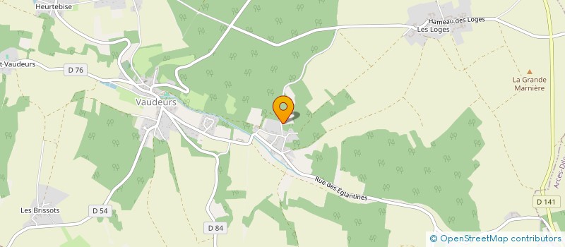 localisation de l'entreprise MADAME CARLA JORGE  VAUDEURS