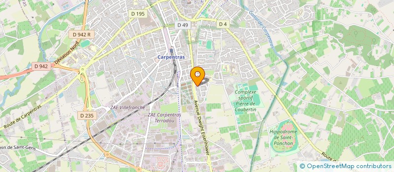 localisation de l'entreprise MADAME CARLA LAURENT  CARPENTRAS
