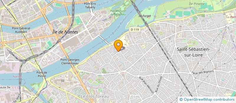 localisation de l'entreprise MADAME CARLA LEBLOND  SAINT-SEBASTIEN-SUR-LOIRE