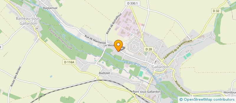 localisation de l'entreprise MADAME CARLA LEVY à GALLARDON