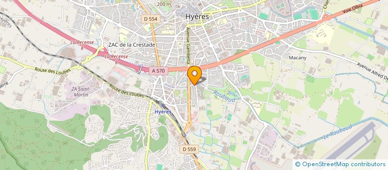 localisation de l'entreprise MADAME CARLA LORENZINI à HYERES