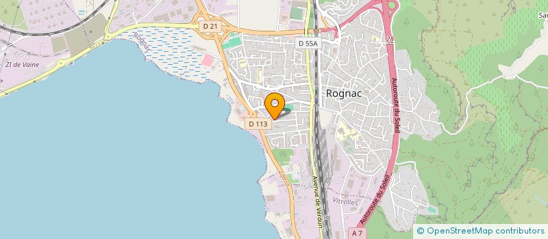 localisation de l'entreprise MADAME CARLA LOUWAGIE  ROGNAC