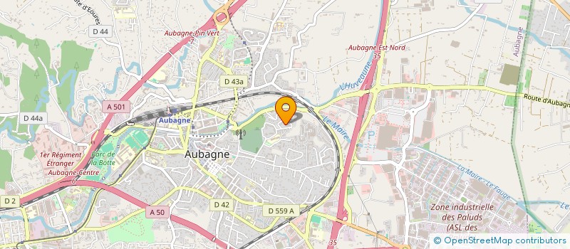 localisation de l'entreprise MADAME CARLA MANFREDI à AUBAGNE