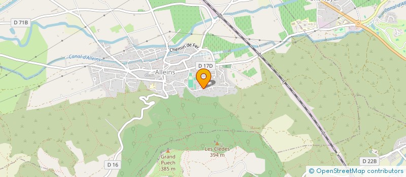 localisation de l'entreprise MADAME CARLA MARIE ALBIGES  ALLEINS