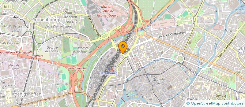 localisation de l'entreprise MADAME CARLA-MARIE DROEHNLE  STRASBOURG