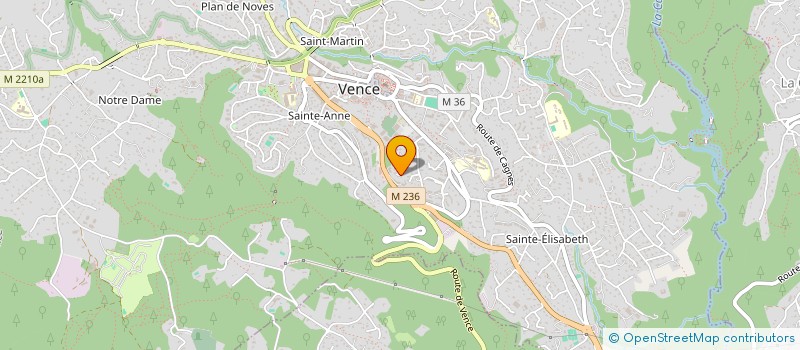 localisation de l'entreprise MADAME CARLA MATERA  VENCE