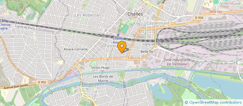 localisation de l'entreprise MADAME CARLA MATTINA  BAILLY-ROMAINVILLIERS