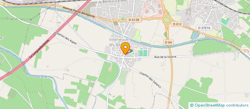localisation de l'entreprise MADAME CARLA MERMET à VILLENEUVE-LES-BEZIERS