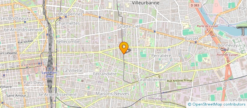 localisation de l'entreprise MADAME CARLA MISITI  VILLEURBANNE