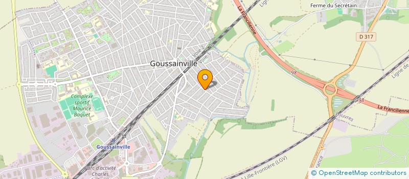 localisation de l'entreprise MADAME CARLA MISSAS DE ALMEIDA  GOUSSAINVILLE