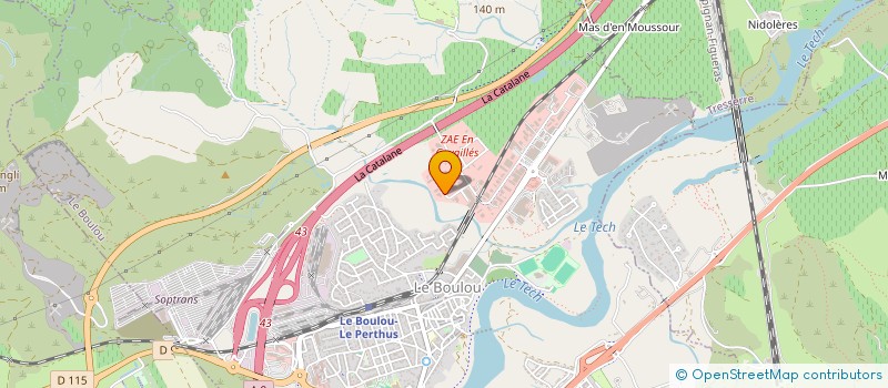 localisation de l'entreprise MADAME CARLA MOSSERI  LE BOULOU