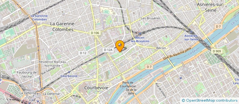 localisation de l'entreprise MADAME CARLA NACHMAN à COURBEVOIE