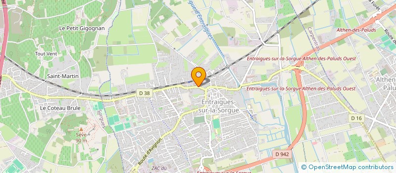 localisation de l'entreprise MADAME CARLA NARDINI  ENTRAIGUES-SUR-LA-SORGUE