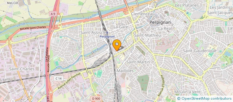 localisation de l'entreprise MADAME CARLA NUNES  PERPIGNAN