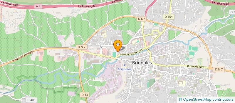 localisation de l'entreprise MADAME CARLA PANUEL à BRIGNOLES