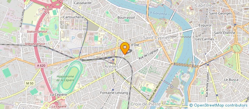 localisation de l'entreprise MADAME CARLA PAYAN  TOULOUSE