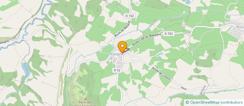 localisation de l'entreprise MADAME CARLA PEREIRA DA FONSECA  ALAIGNE