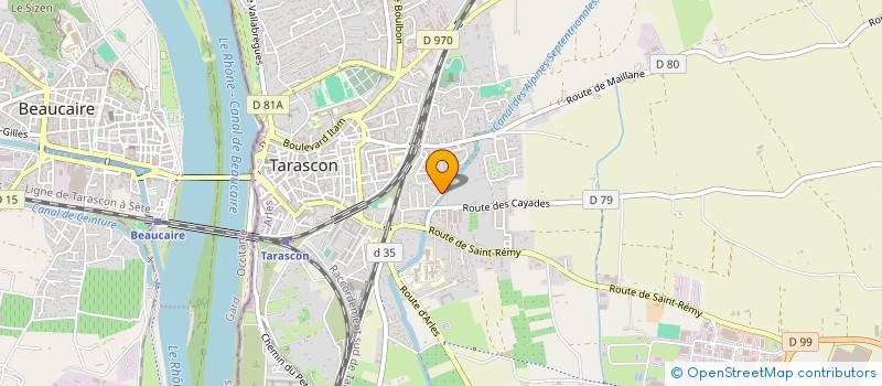 localisation de l'entreprise MADAME CARLA PERONE  TARASCON