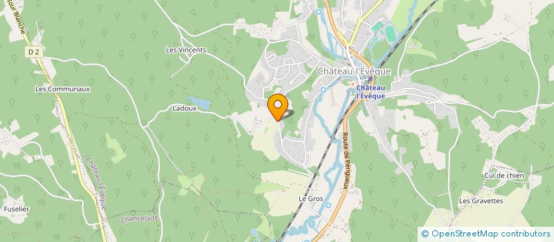 localisation de l'entreprise MADAME CARLA PINTO DE ALBUQUERQUE  CHATEAU-L'EVEQUE